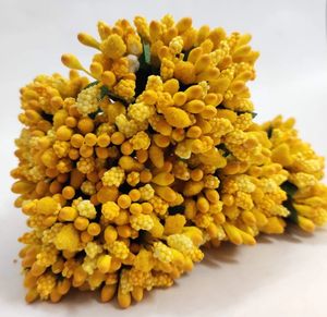 Yellow Artificial flower (4inch, pack of 10 bunch)