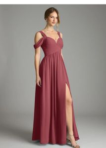The Merlot Off-Shoulder Dress