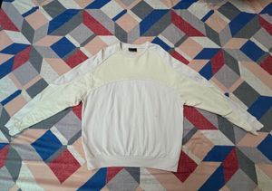 Two-Tone Pullover Sweatshirt