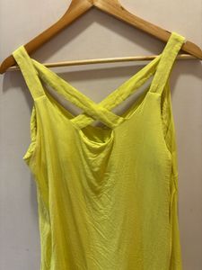 Chic Yellow Tank Top