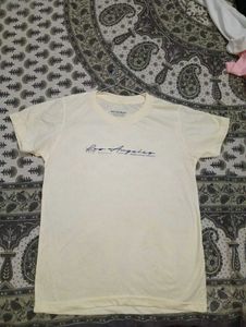 los Angeles new light cream tshirt