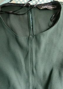 Zara Dark Green Top