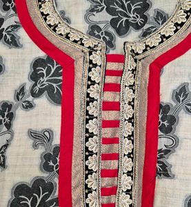 Floral Print Kurta