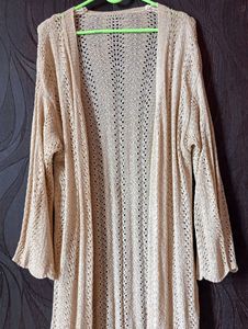 WOMAN GOLD CROCHET  SWEATER ❤️