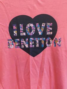 Girls Benetton Top 8 Yrs