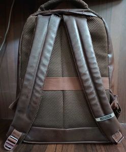 Veneer Brown Faux Leather Backpack