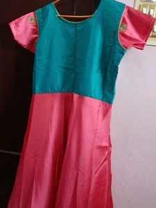 Teal Embellished Kurti Top