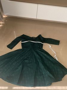 Elegant Fixed Price Green Dress