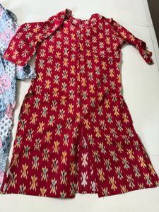Comfy Ikat Kurta Set Combo Of 2