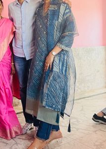 Pure Designer Organza Kurta Set