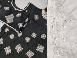 B/W Chaniya Choli Set