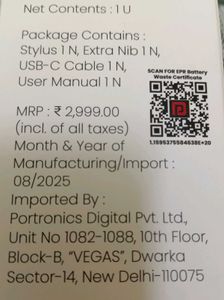 Portronics Stylus Pen