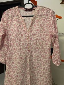 Floral Print Kurta