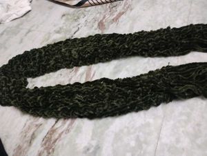 Green Velvet Jacket and muflor