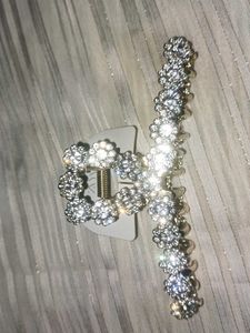 Sparkling Rhinestone Hair Claw Clip