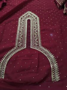 Gorgette Dress Material Heavy Sale