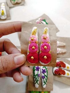 Embroidery Hairclips