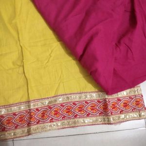 Yellow Patiyala Salwar Suit