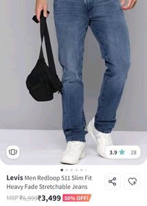 Levis blue Washed  Denim Jeans