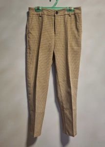 Checkered Casual Pants