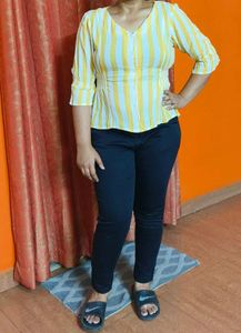DNMX Stylish Striped Top