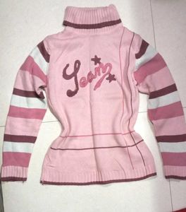 Pink Turtle Neck