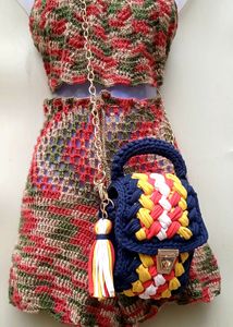 Stunning T-shirt Yarn Sling Bag