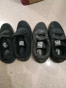 Puma Black Sneakers, 2 pair