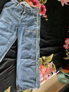 Wide Leg Denim Jeans