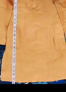 Like New Mustard Yellow Kurta Set For Boys