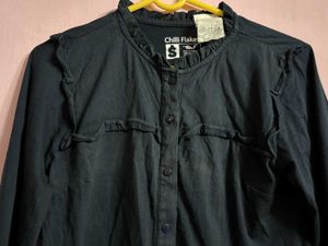 women casual Top with full sleeve shirt combo