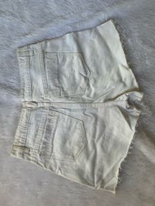 Beige Denim Short+ H&amp;m Dress