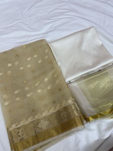 Golden Zari Work Suit