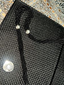 Elegant Black Trendy Clutch