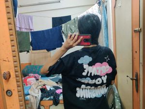 Black Graphic Print T-Shirt