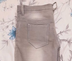 Ripped Gray Jeans