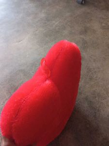 Red Plush Heart Pillow