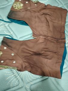 Full Work Saree In Double Shead