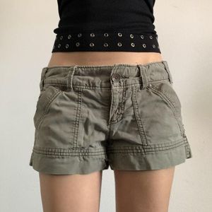y2k mini summer cargo shorts