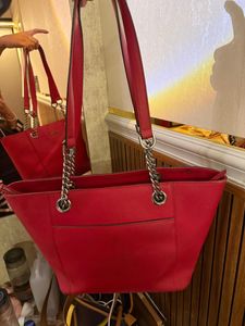 Calvin Klein Red Tote Bag