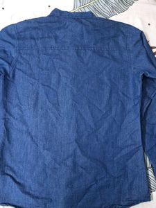 Denim Button-Down Shirt