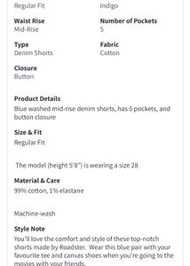 Distressed Denim Shorts