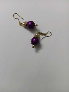 Purple Earrings
