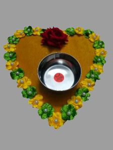 Heart Shaped Pooja Thali