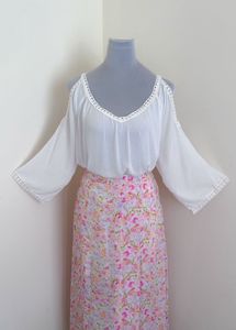 100% LACE COTTON TUNIC
