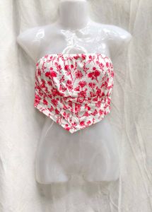 23510. Floral Bandeau Top