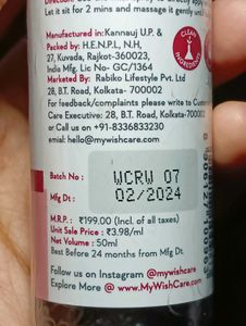 🌹 WishCare Kannauj Rose Water Toner