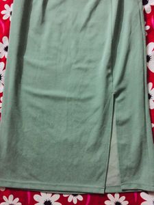 Long Side Slit Skirt