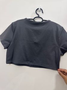 Black H&amp;M Crop Top, L Size