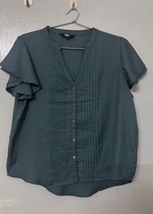 Elegant Blue-Green Blouse
